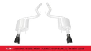 Ford Mustang Performance Exhaust - CORSA Performance - COR Tip Kit 3.0in Inlet / 4.5in Outlet - Black - `15-`25